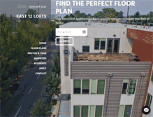 Tablet Screenshot of east12lofts.com